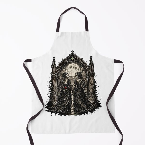 Item preview, Skeleton Brides Gothic Moon Rose Dark Romance designed and sold by chattsuede.