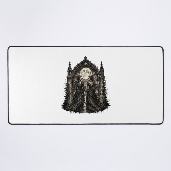 Item preview, Skeleton Brides Gothic Moon Rose Dark Romance designed and sold by chattsuede.