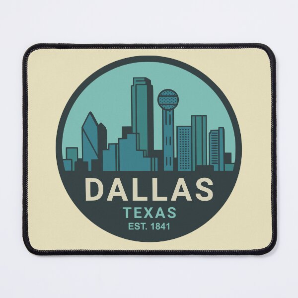 Item preview, Vintage Dallas Texas Skyline Badge designed and sold by Travelpeak.