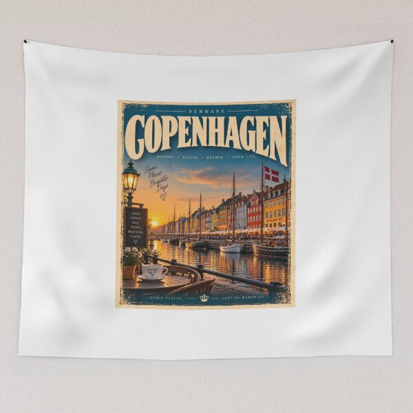 Item preview, Copenhagen Denmark – Vintage Nordic Harbor designed and sold by Fleetwood1994.