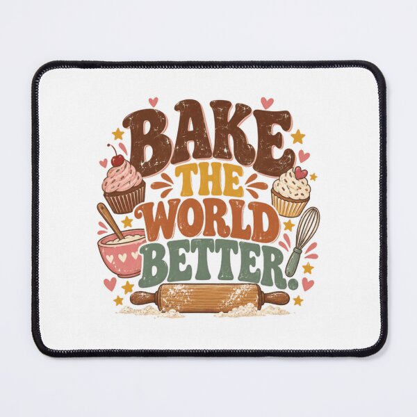 Item preview, Bake The World Better Baking Lover Pastry Chef Kitchen Enthusiast designed and sold by JonesFlora2025.