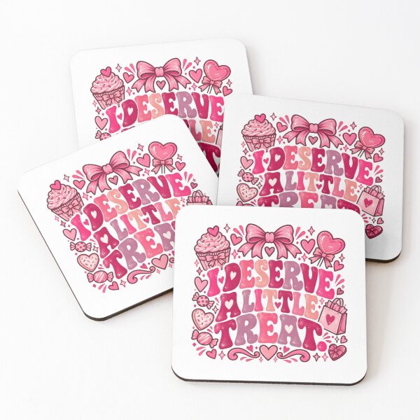 Item preview, I Deserve A Little Treat Self Care Indulgence Sweet Valentine Gift designed and sold by RetroMini2026.
