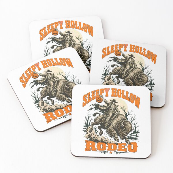 Item preview, Skeleton Cowboy Bucking Bison Halloween Rodeo designed and sold by chattsuede.