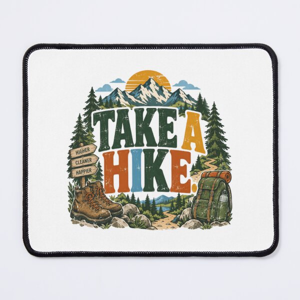 Item preview, Take A Hike Hiking Mountain Outdoor Adventurer Explorer designed and sold by JonesFlora2025.