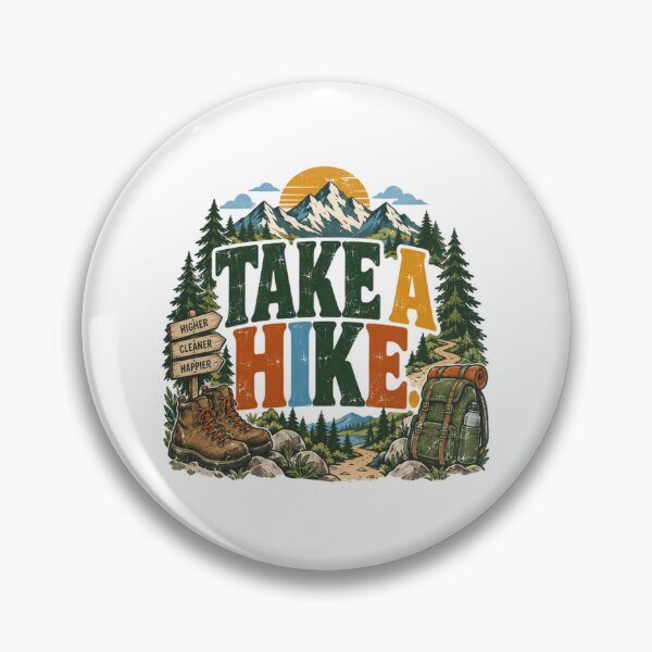 Item preview, Take A Hike Hiking Mountain Outdoor Adventurer Explorer designed and sold by JonesFlora2025.