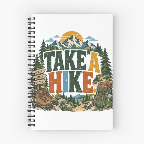 Item preview, Take A Hike Hiking Mountain Outdoor Adventurer Explorer designed and sold by JonesFlora2025.