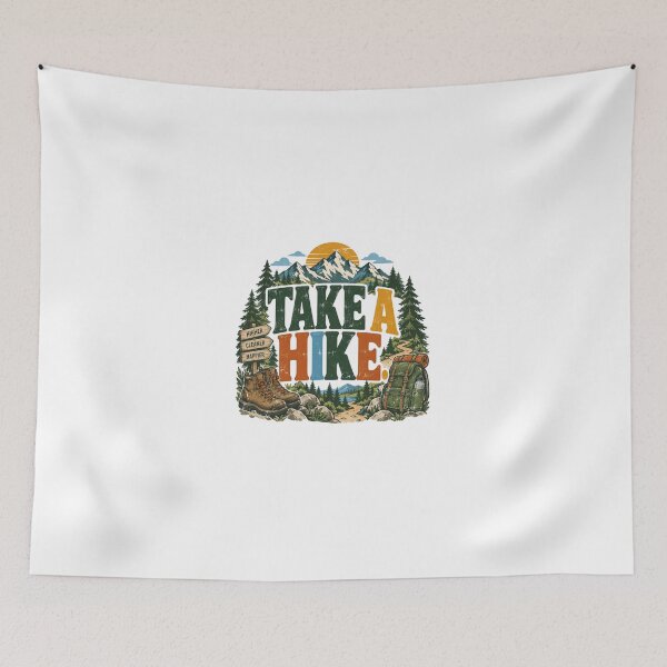 Item preview, Take A Hike Hiking Mountain Outdoor Adventurer Explorer designed and sold by JonesFlora2025.