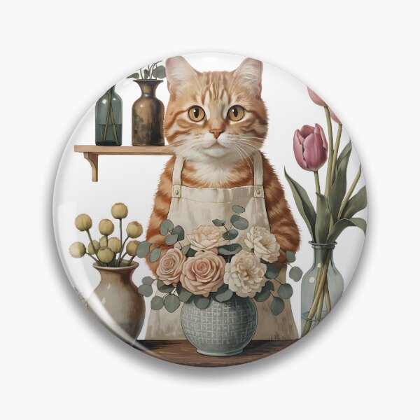 Item preview, The Cat Florist designed and sold by Neural-canvas.