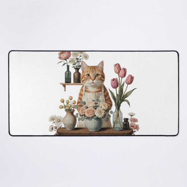 Item preview, The Cat Florist designed and sold by Neural-canvas.