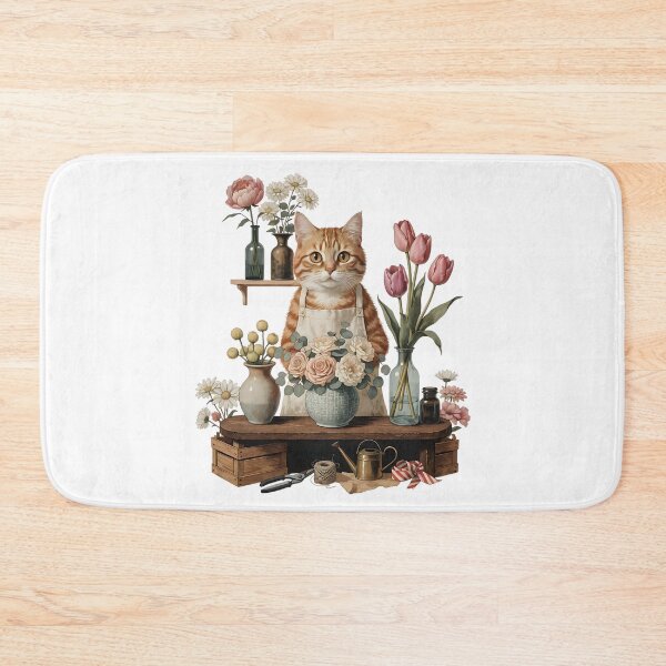 Item preview, The Cat Florist designed and sold by Neural-canvas.