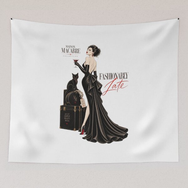 Item preview, MAISON MACABRE COLLECTION - Fashionably Late designed and sold by WheelieGdArt.