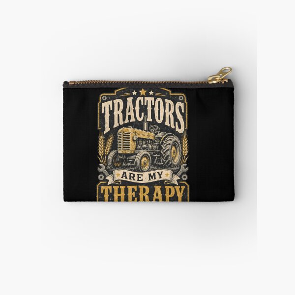 Item preview, Tractors Are My Therapy Funny Farmer Vintage designed and sold by CalmDownZone ⭐️⭐️⭐️⭐️⭐️.