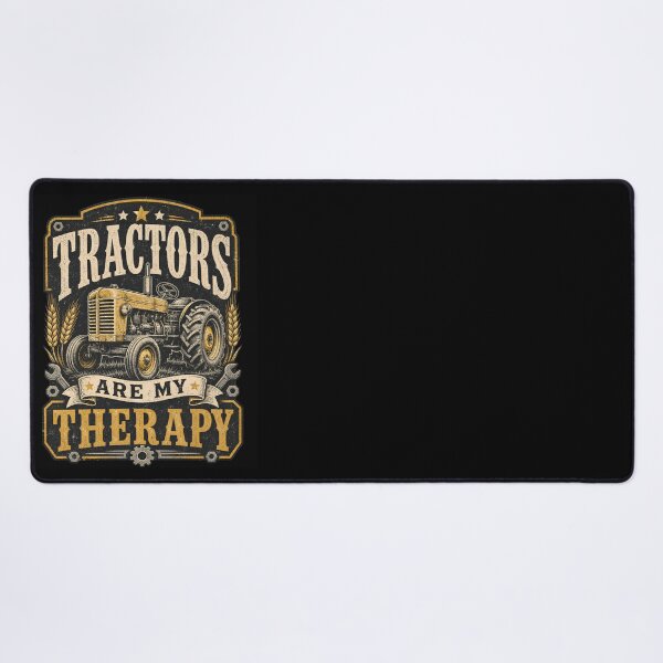 Item preview, Tractors Are My Therapy Funny Farmer Vintage designed and sold by CalmDownZone ⭐️⭐️⭐️⭐️⭐️.