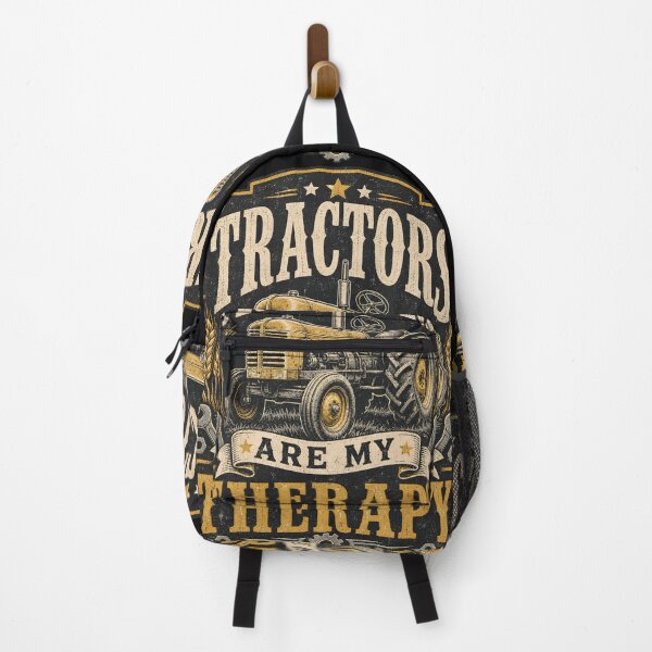 Item preview, Tractors Are My Therapy Funny Farmer Vintage designed and sold by CalmDownZone ⭐️⭐️⭐️⭐️⭐️.