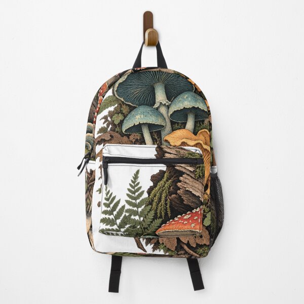 Item preview, Enchanted Woodland Mushrooms – Forestcore Nature Mushroom Art designed and sold by Origamoart.
