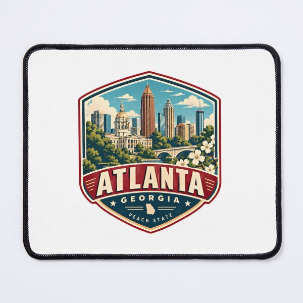 Item preview, Atlanta Georgia Peach State City Landmark Resident Souvenir designed and sold by Simsimah26Parks.