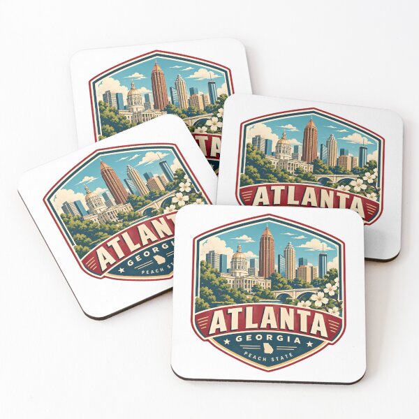 Item preview, Atlanta Georgia Peach State City Landmark Resident Souvenir designed and sold by Simsimah26Parks.