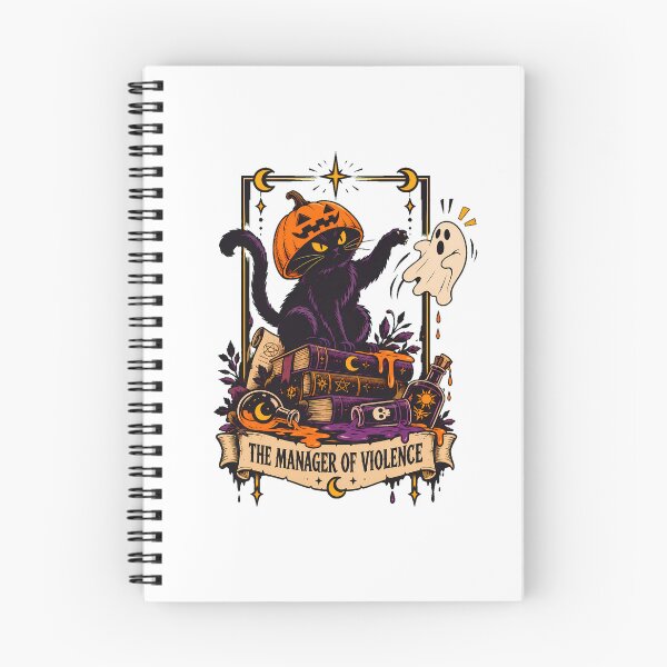 Item preview, Witchy Cat Tarot Card Spell Ghost Halloween Gothic designed and sold by chattsuede.