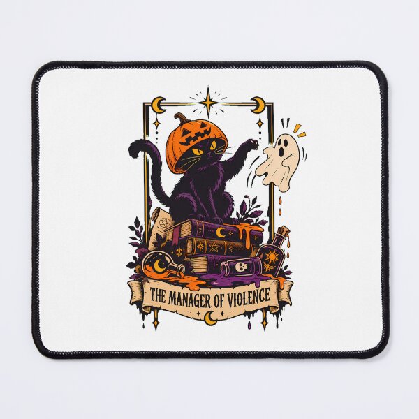 Item preview, Witchy Cat Tarot Card Spell Ghost Halloween Gothic designed and sold by chattsuede.