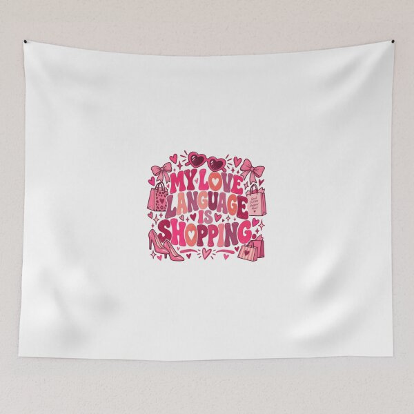 Item preview, My Love Language Is Shopping Fashionista Retail Therapy Shopper designed and sold by JonesFlora2025.
