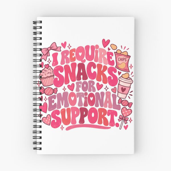 Item preview, I Require Snacks For Emotional Support Snack Lover Funny Foodie Humor designed and sold by JonesFlora2025.