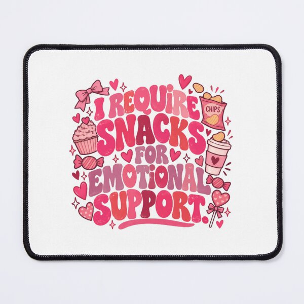 Item preview, I Require Snacks For Emotional Support Snack Lover Funny Foodie Humor designed and sold by JonesFlora2025.