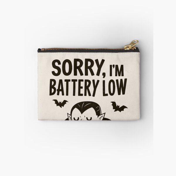 Item preview, Sorry I'm Battery Low Vampire Phone Coffin designed and sold by NicolasGlowArt.