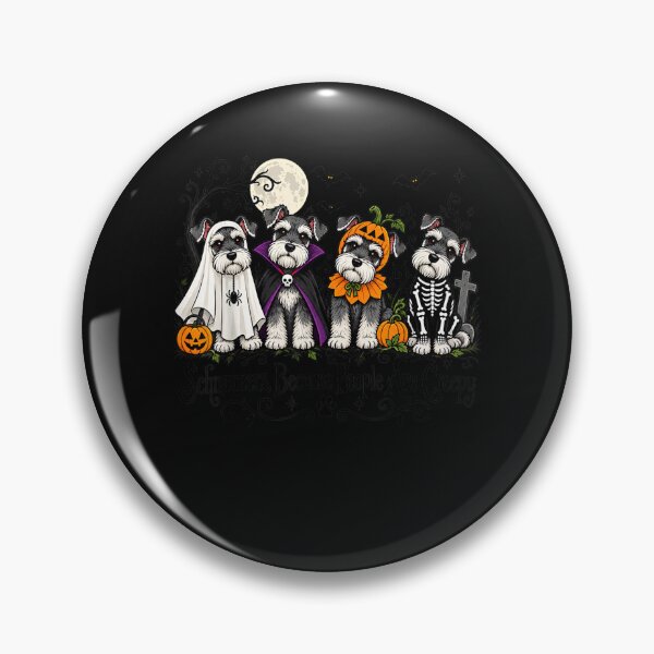 Item preview, Schnauzers Because People are Creepy Halloween Dog Costume designed and sold by ArtByimamS.