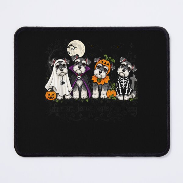 Item preview, Schnauzers Because People are Creepy Halloween Dog Costume designed and sold by ArtByimamS.