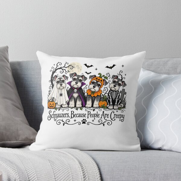 Item preview, Schnauzers Because People are Creepy Halloween Dog Costume designed and sold by ArtByimamS.
