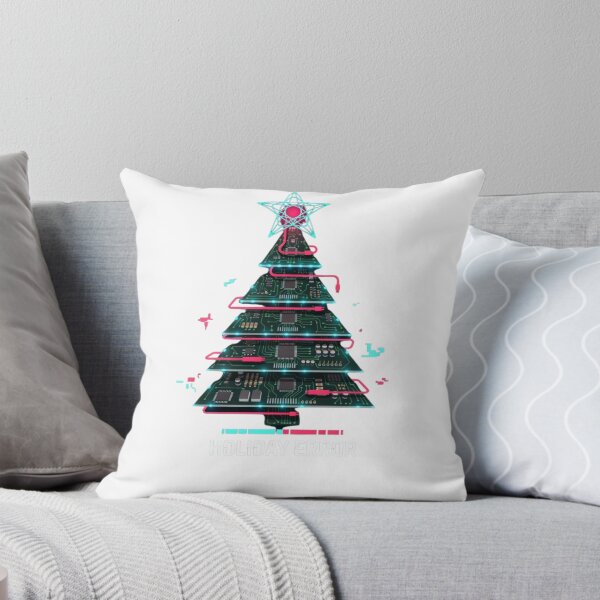 Item preview, Cyberpunk Christmas Tree Holiday Error - Future Tech Wear designed and sold by wyzin39.