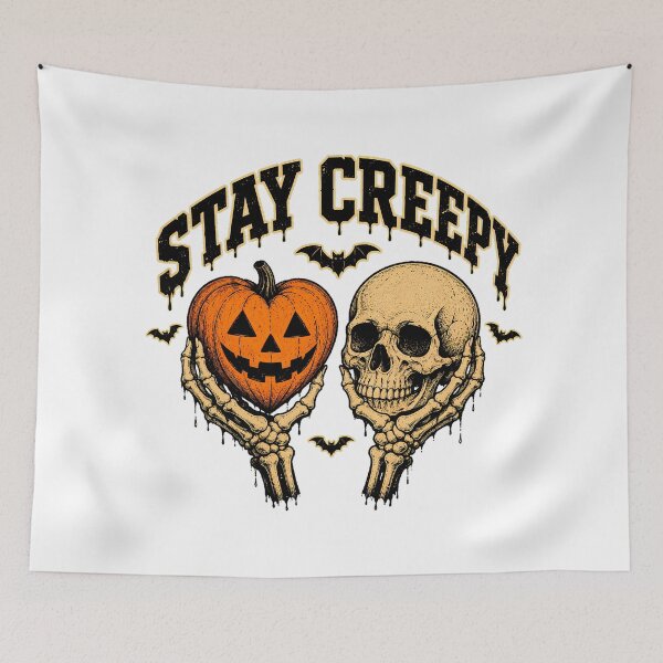 Item preview, Gothic Skull Heart Jackolantern Halloween Horror designed and sold by chattsuede.