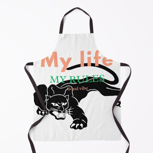 Item preview, My Life My Rules Tiger – Bold Motivational Quote Wild Cat Design designed and sold by Zack4Fashion.