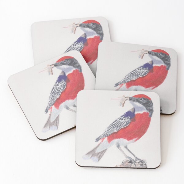 Item preview, Australian bird drawn with coloured pencils designed and sold by SandraAnimalArt.