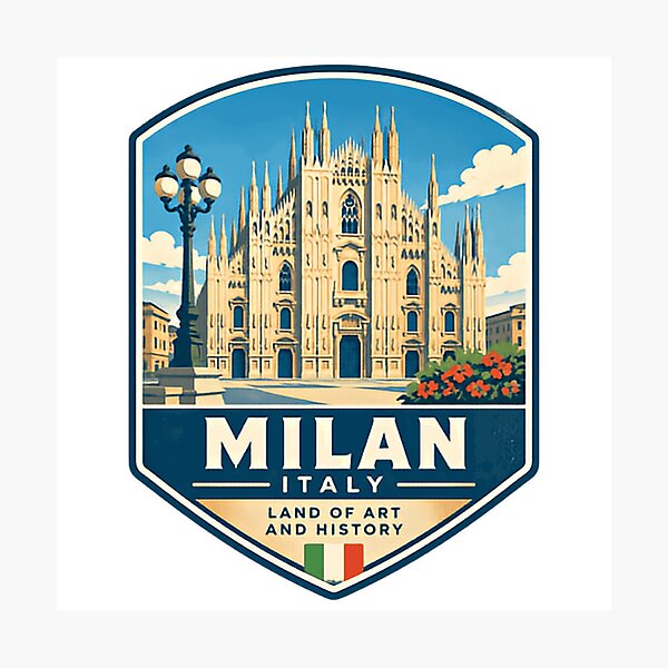 Item preview, Milan Italy Land Of Art And History Travel Souvenir Europe City designed and sold by Star3NowForMe.