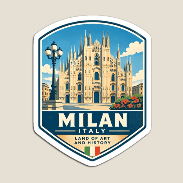 Item preview, Milan Italy Land Of Art And History Travel Souvenir Europe City designed and sold by Star3NowForMe.