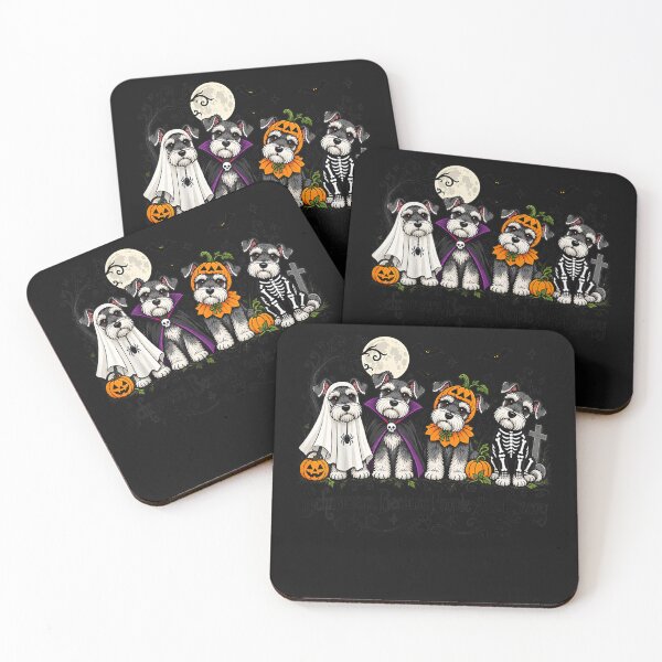 Item preview, Schnauzers Because People are Creepy Halloween Dog Costume designed and sold by leevekaArt.