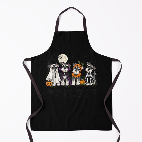 Item preview, Schnauzers Because People are Creepy Halloween Dog Costume designed and sold by leevekaArt.