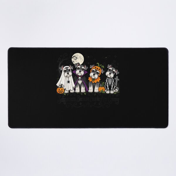 Item preview, Schnauzers Because People are Creepy Halloween Dog Costume designed and sold by leevekaArt.