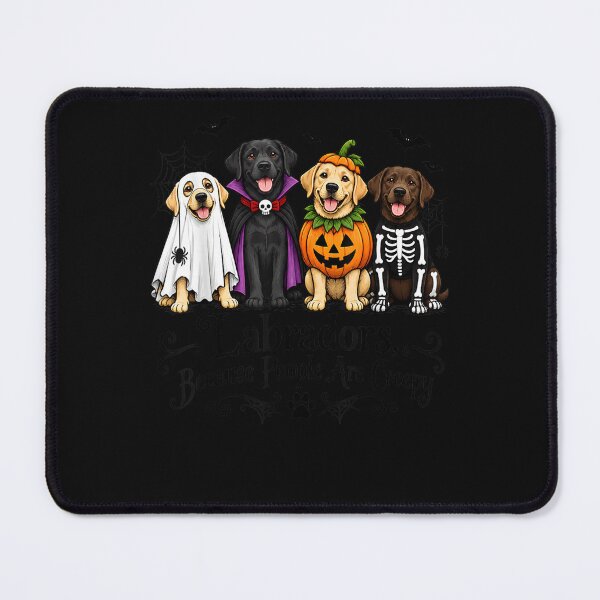 Item preview, Labradors Because People are Creepy Halloween Dogs Costume designed and sold by ArtByimamS.