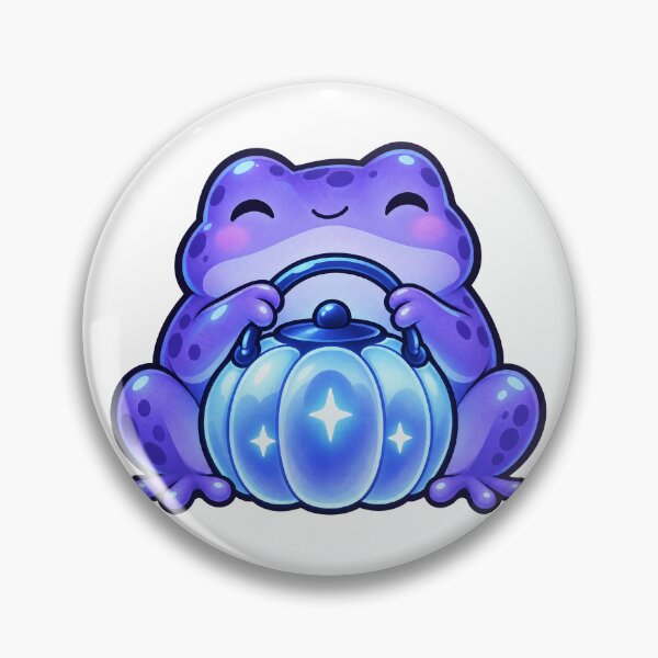 Item preview, Blue Pumpkin Lantern Frog designed and sold by The-Art-of-D.