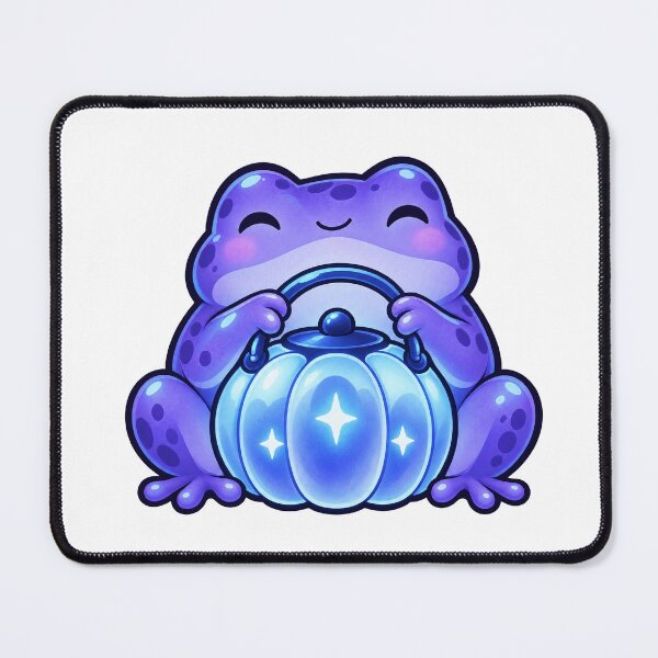 Item preview, Blue Pumpkin Lantern Frog designed and sold by The-Art-of-D.