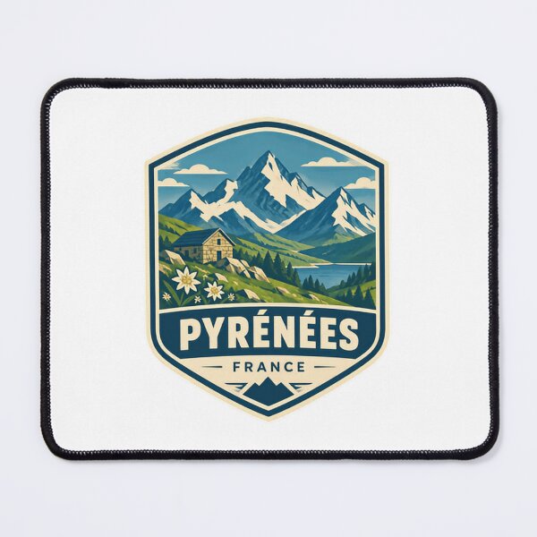 Item preview, Pyrenees France Mountain Travel Hiking Souvenir designed and sold by Star3NowForMe.