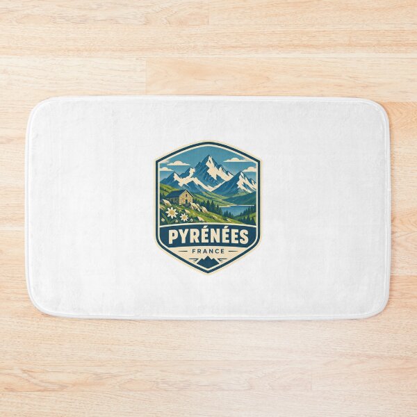 Item preview, Pyrenees France Mountain Travel Hiking Souvenir designed and sold by Star3NowForMe.