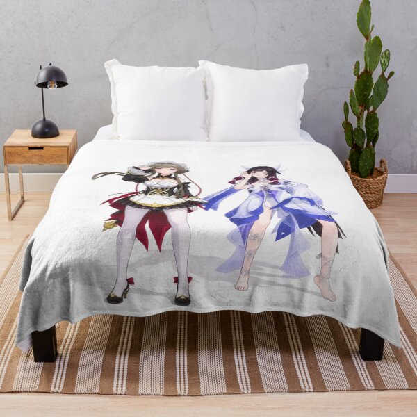 Item preview, Hu Tao and Raiden Shogun Anime Fanart designed and sold by Zappylane.