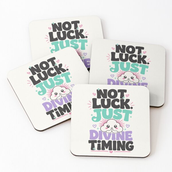 Artikelvorschau, Not Luck Just Divine Timing Cloud Faith entworfen und verkauft von Rosie's Wildflower Boutique.