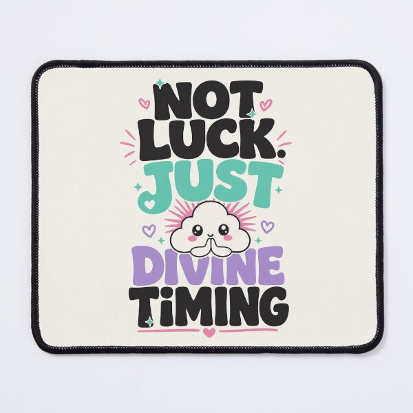Item preview, Not Luck Just Divine Timing Cloud Faith designed and sold by Rosie's Wildflower Boutique.
