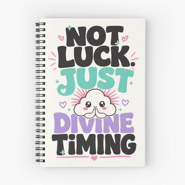 Item preview, Not Luck Just Divine Timing Cloud Faith designed and sold by Rosie's Wildflower Boutique.