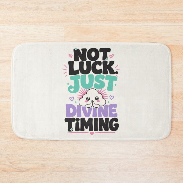 Item preview, Not Luck Just Divine Timing Cloud Faith designed and sold by Rosie's Wildflower Boutique.