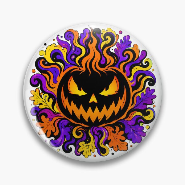 Item preview, Trippy Jack O Lantern Pumpkin Spooky Gothic Autumn designed and sold by chattsuede.